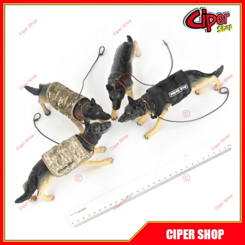 Mô hình Chó Cảnh Sát - Police Dog 1:6