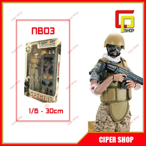 Mô hình lính 1/6 30cm NB03 Wounded Soldiers