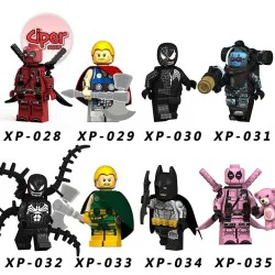 Bộ 8 nhân vật lắp ráp DC - Avengers - XP028