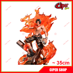 Mô hình Ace Battle Có Led - Figure Ace One Piece