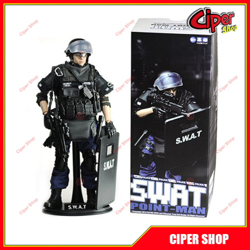 Mô hình Figure Lính Đặc Nhiệm Swat 1/6 - Shield Player NX03