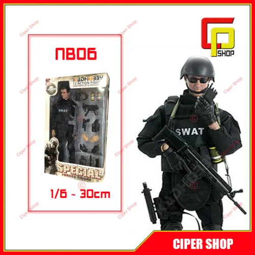 Mô hình lính 1:6 30cm NB06 SWAT