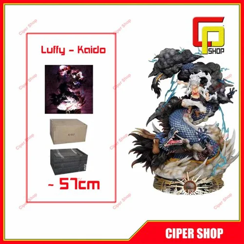 Mô hình Luffy - Kaido đối đầu - Figure Luffy G5 vs Kaido One Piece