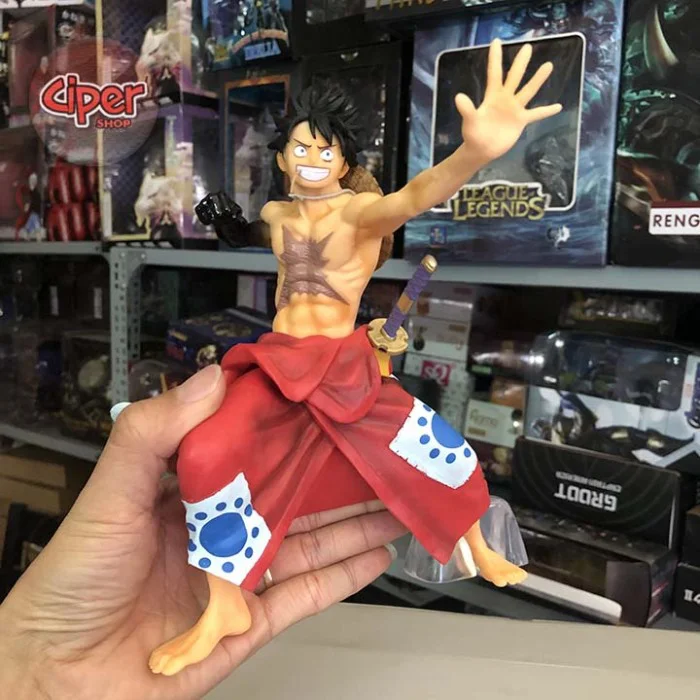 Ảnh ThậtMô Hình Figure One Piece  Luffy Wano Có Đèn
