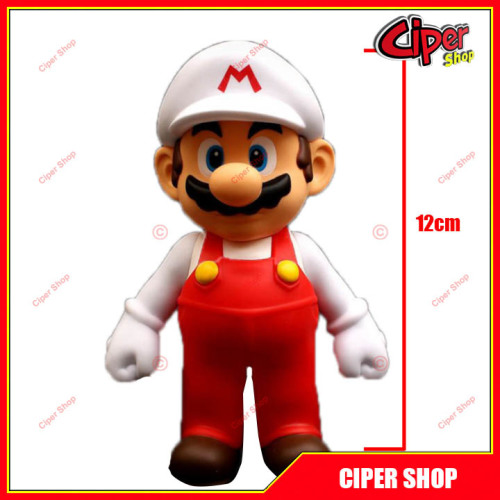 Mô hình Mario Mũ Trắng 12cm - Mô hình Mario