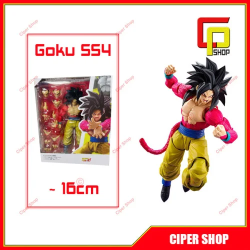 Mô hình Son Goku Super Saiyan 4 Có Khớp - Figure Action Son Goku  Super Saiyan 4 SHF