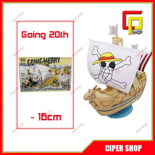 Mô hình Thuyền Going Merry 20th - Mô hình One Piece
