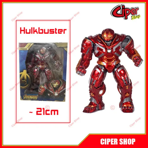 Mô hình Iron man chibi set 6 giáp người sắt có Hulkbuster  Lazadavn