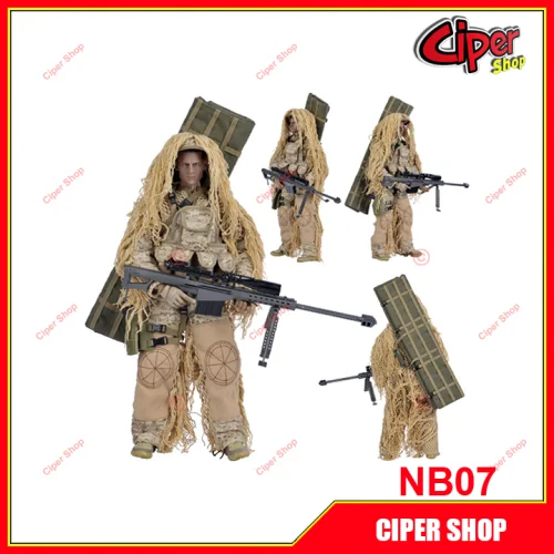 Mô hình Figure Lính Đặc Nhiệm Swat 16  Attacker NX01